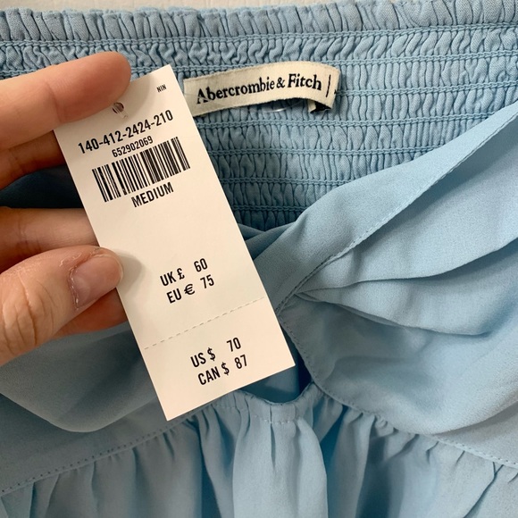 NWT Abercrombie Twist Front Blouse - Picture 2 of 8